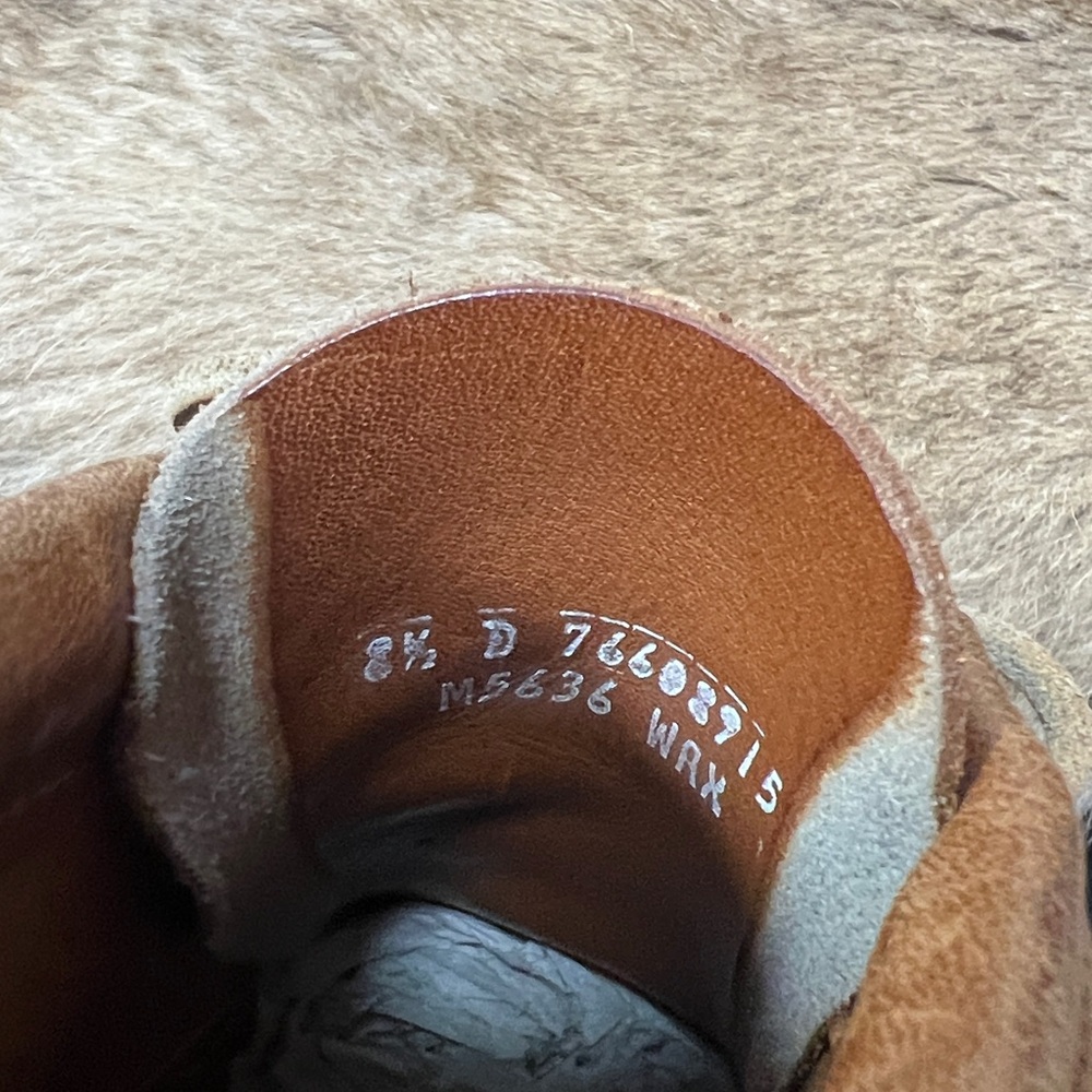 90s Polo Ralph Lauren Moccasin Boots 8.5 Vintage Leather - Picture 8 of 10